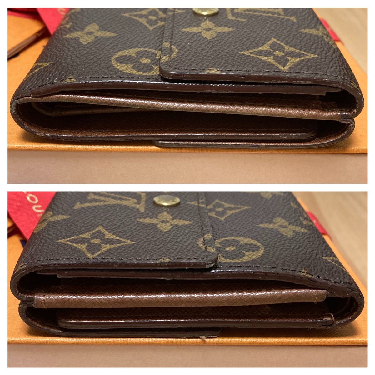 ルイヴィトン ポルトフォイユ エリーズ 折り財布 カード