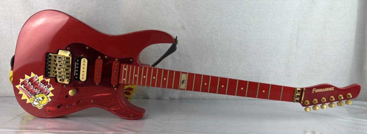 HT3526】FERNANDES フェルナンデス エレキギター ギター レッド