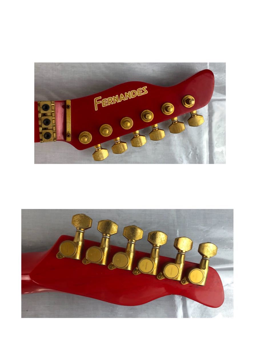 HT3526】FERNANDES フェルナンデス エレキギター ギター レッド