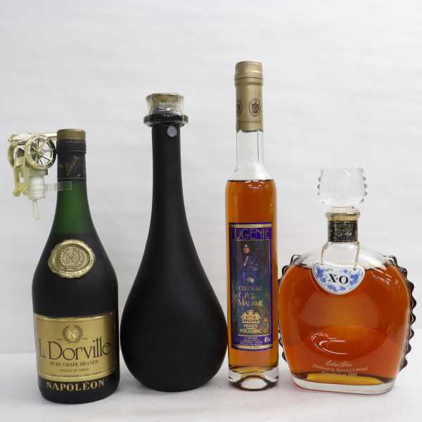 ナポレオンブランデーなど　8本セット 4本セット】ブランデー各種（ル ドーヴィル ナポレオン 40％ 700ml 等