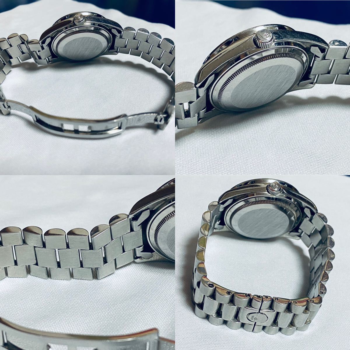 希少格安! A BATHING APE /ラインストーンBAPEX正規品 自動巻き/超人気即完売品/bape/カウズ/ベイプ/エイプ/腕時計/シルバー BATHING A APE APE（アベイジングエイプ）デイトナ・ライン BC原宿店A が新