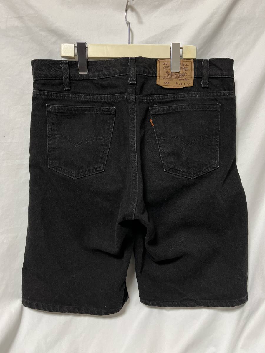 1993 90s USA製 Levi's リーバイス 550 36550-4159 ブラックデニム