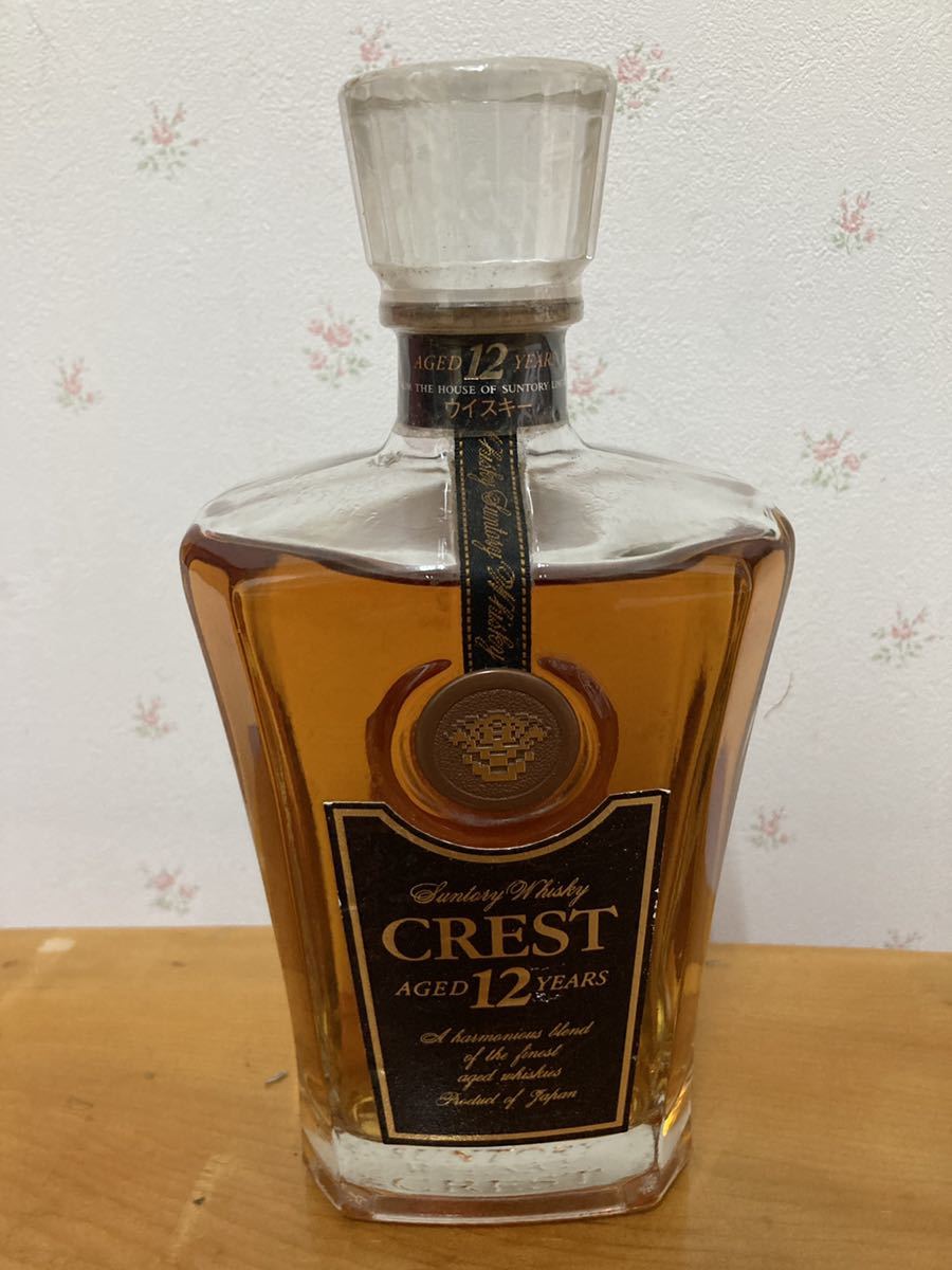 未開栓 CREST クレスト 12年 ウイスキー 700ml サントリー CREST