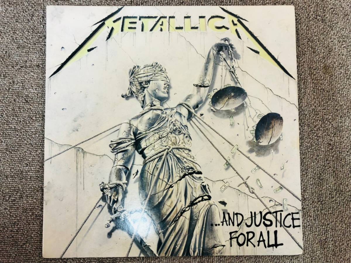 B◇LP レコード METALLICA メタリカ AND JUSTICE FOR ALL US盤 2枚組 へ