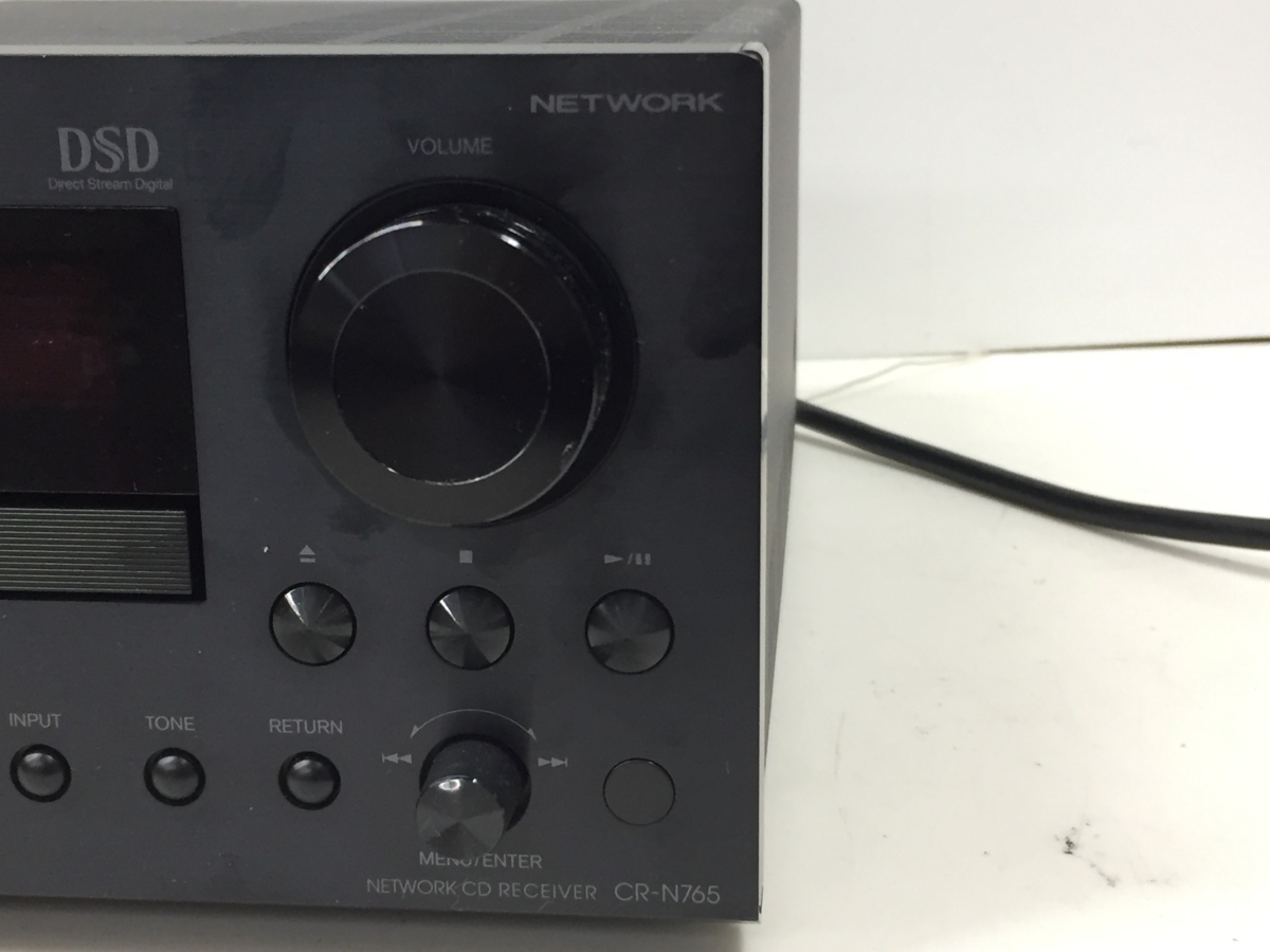 ONKYO ネットワークCDレシーバー CR-N765 動作品 オンキョー ブラック