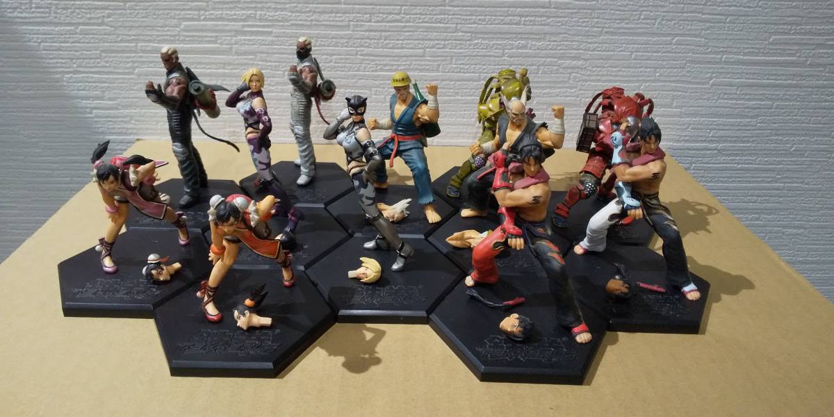 メガハウス ゲームキャラクターズコレクションGCC 鉄拳5 全12種 鉄拳5 ゲームキャラクターズコレクション メガハウス 風間仁 レイヴン