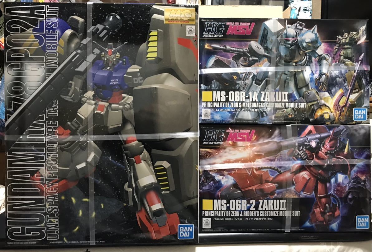 超激得，得価 ガンプラMG GP02A HGUCシンマツナガザク ジョニーライデンザク(ガンダム)｜売買されたオークション情報、yahooの商品情報をアーカイブ公開 - オークファン その他