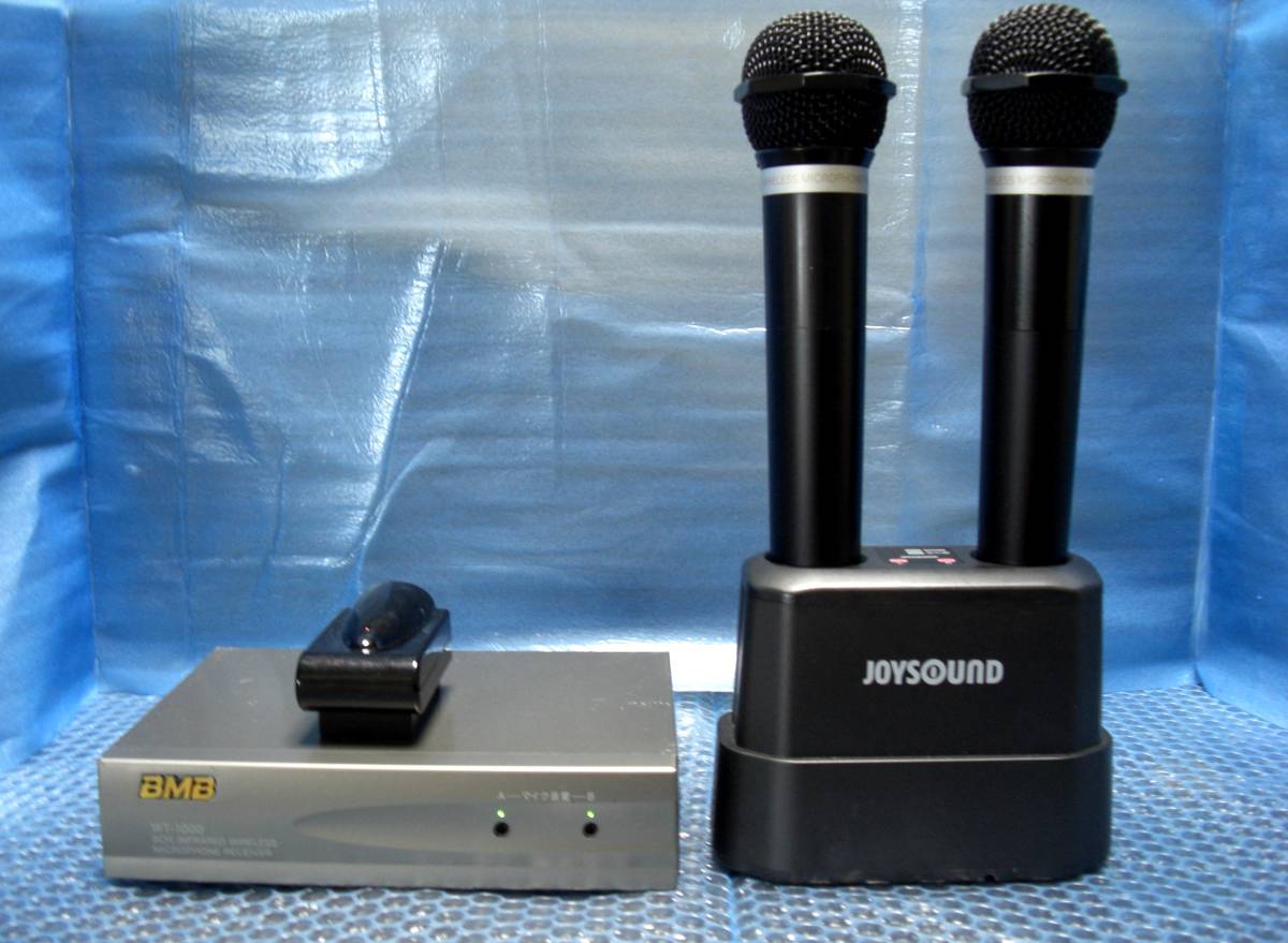 BMB ワイヤレスマイクレシーバー WT-1000 マイク/充電スタンドセット