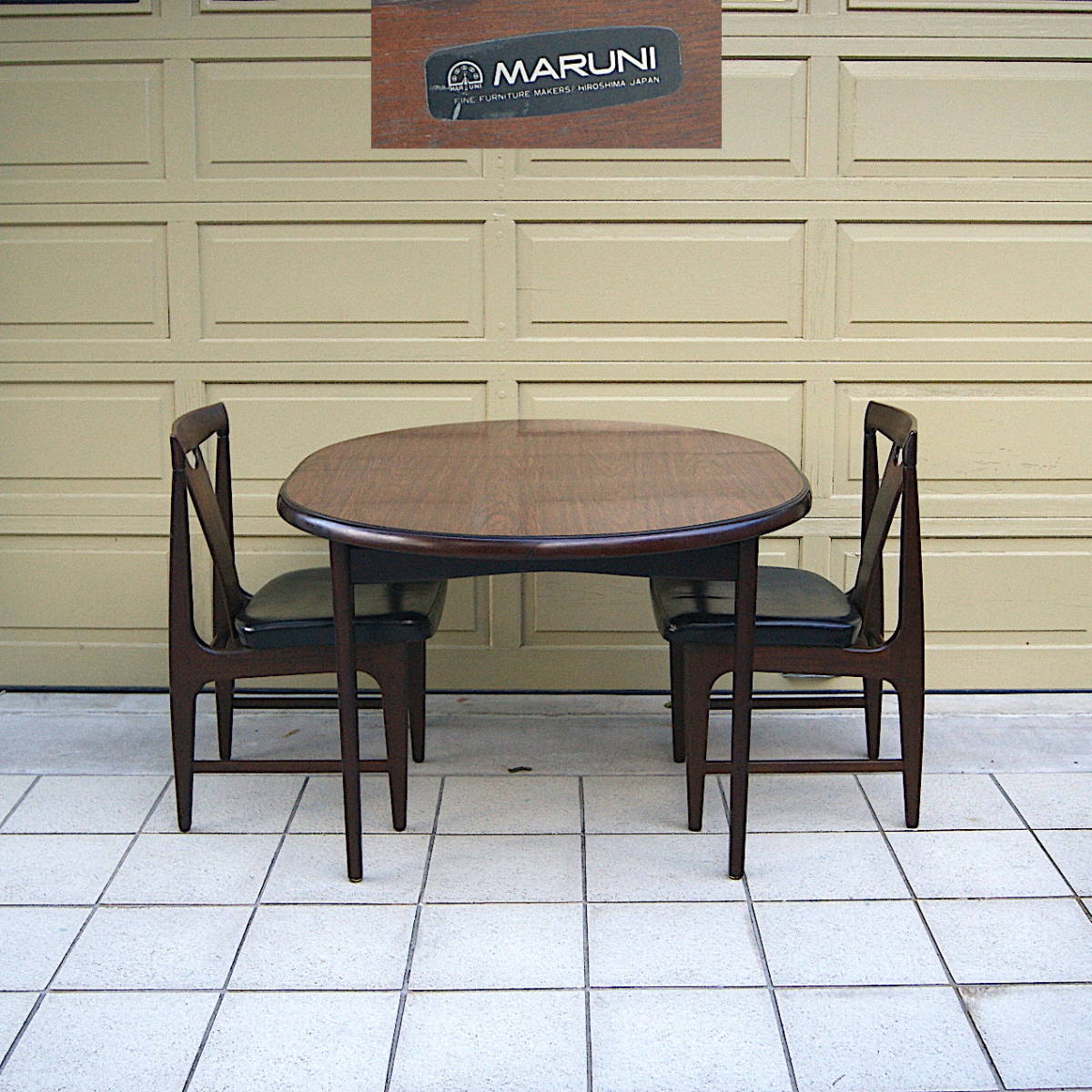 3803h13【MARUNI オールドマルニ 和モダンの家具 2~6人用 ダイニング 