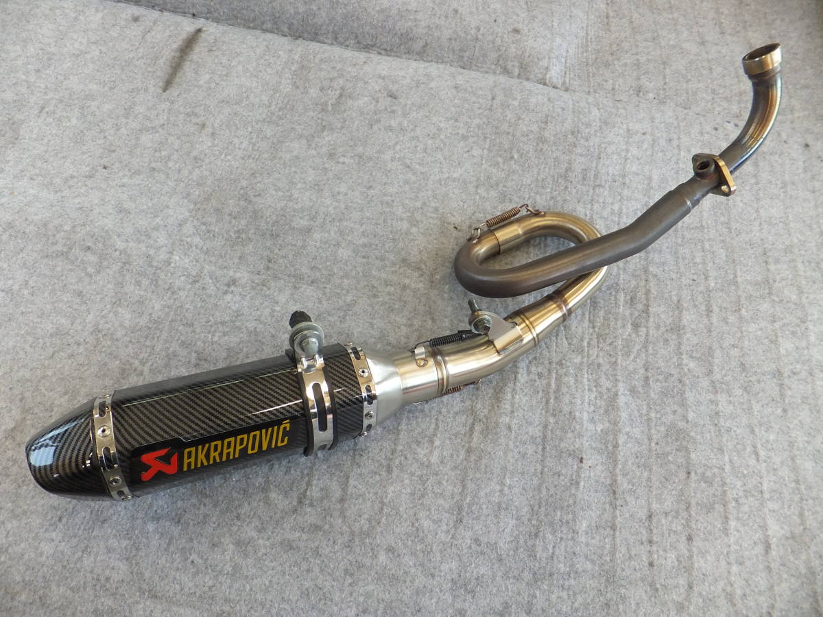 Z125 / Z125 PRO□アクラポ風？□ステンレス製トグロ社外マフラー 