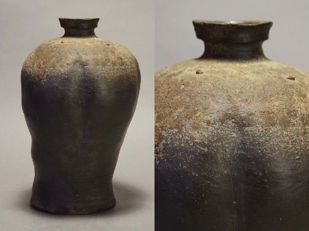 高麗土器 自然釉 徳利 （高麗時代）