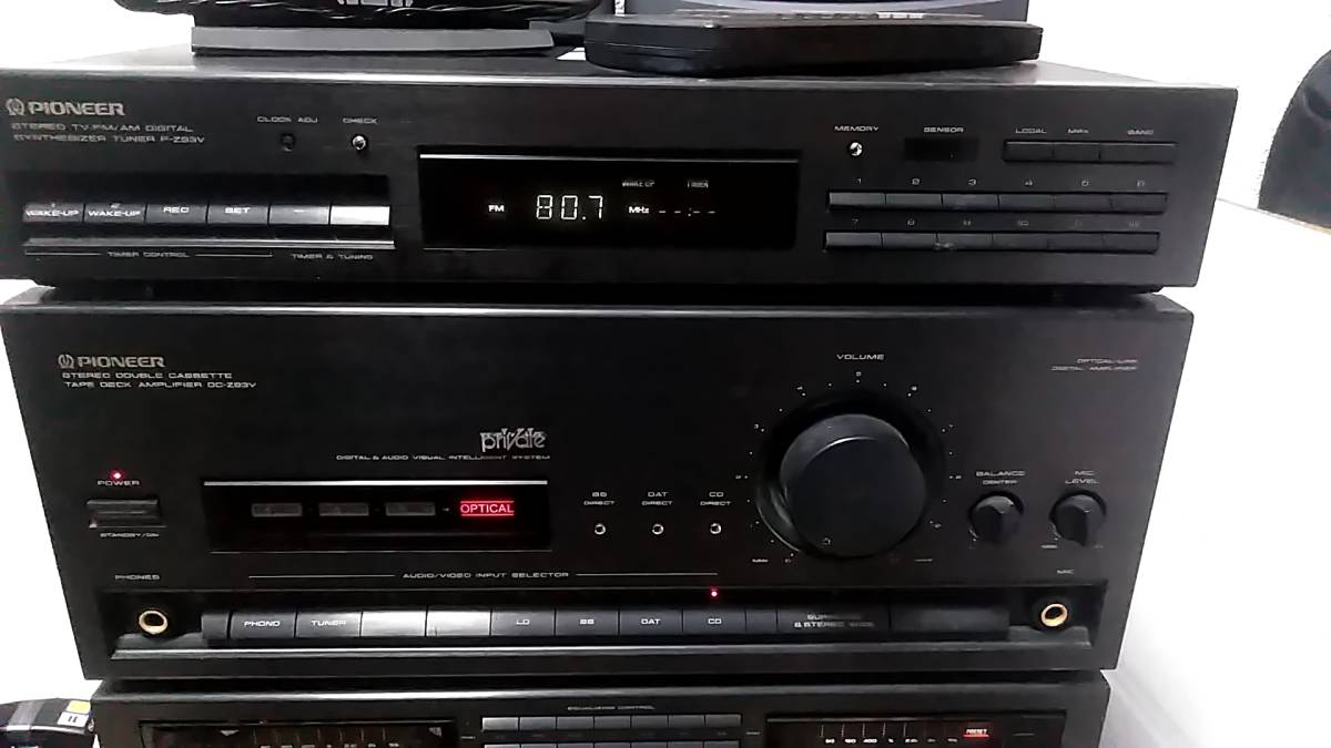 pioneer/パイオニア private シンセサイザー F-Z93V/デッキ アンプ DC