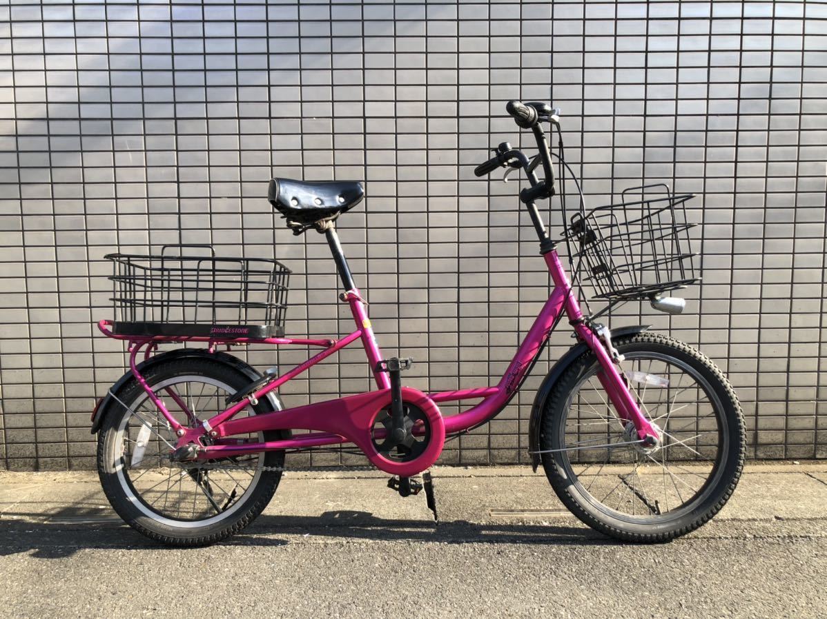 手渡し限定 越谷市】前20/後18インチ ミニベロ ブリヂストン 