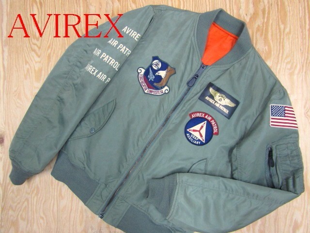 ☆アヴィレックス AVIREX☆CIVIL AIR PATROL MA-1 フライトジャケット 
