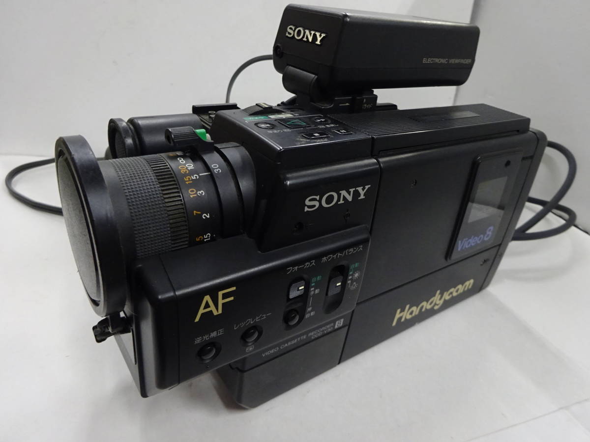 く-L-988)SONY ハンディカム ビデオカメラレコーダー CCD-V30 Video8