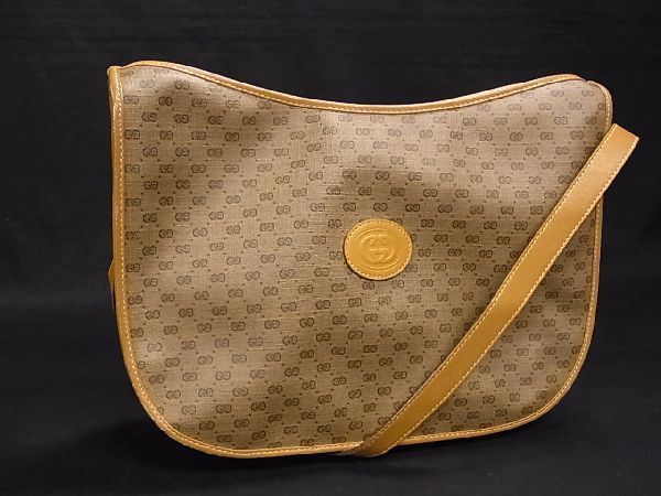 1円 GUCCI グッチ 001 090 1036 オールドグッチ ヴィンテージ PVC 