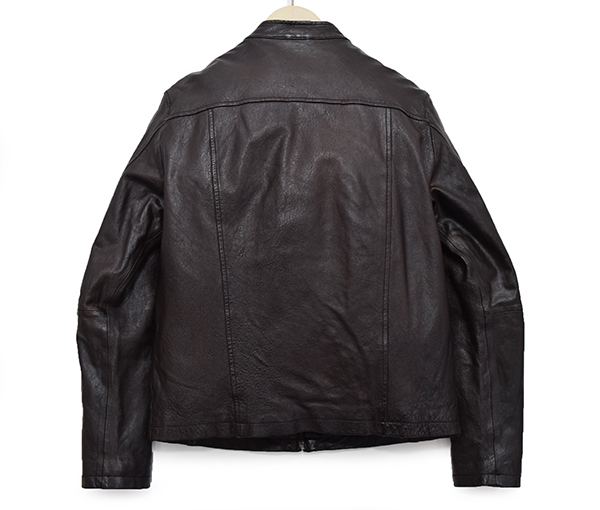 定価8万円 インド製 ディーゼル【DIESEL】ヴィンテージ加工 ラムレザー 