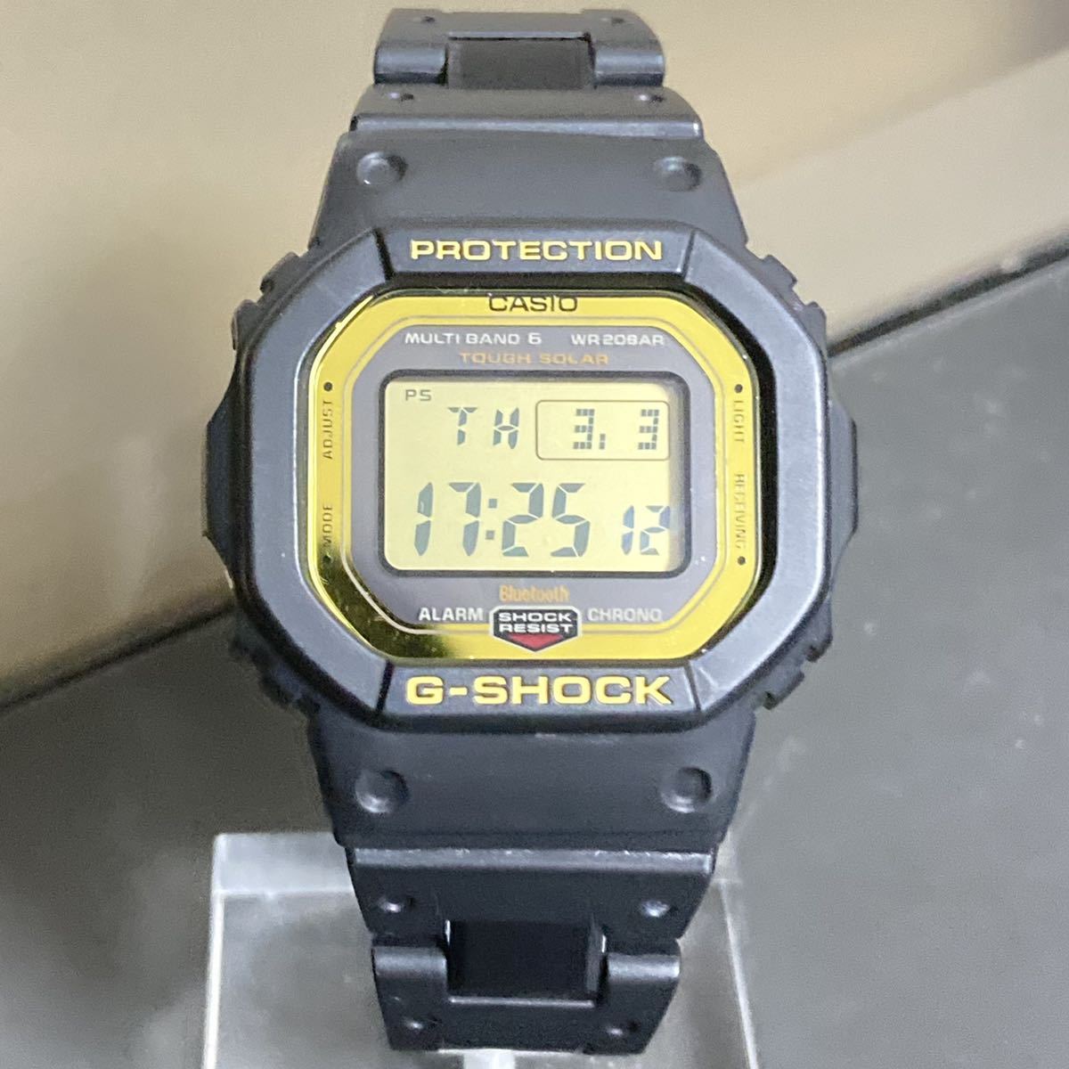 美品G-SHOCK GW-B5600BC-1JF タフソーラー 電波受信 電波ソーラー 