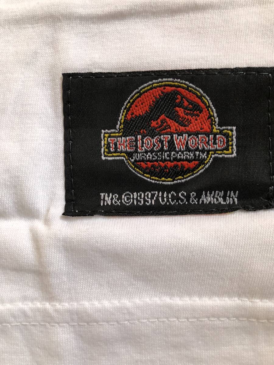 97年 ロストワールド ジュラシックパーク Tシャツ 未使用品(文字、ロゴ 