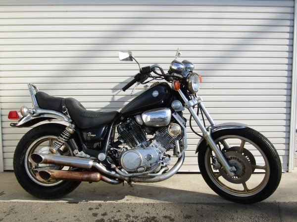 ビラーゴ750☆55R☆社外マフラー/サイレンサー ターンアウトマフラー