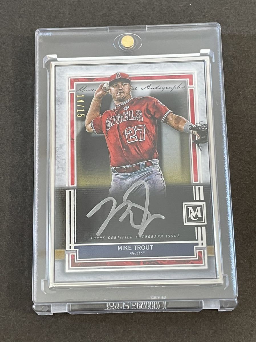 Mike Trout】2020 Topps Museum Collection Framed Auto/直筆サイン 