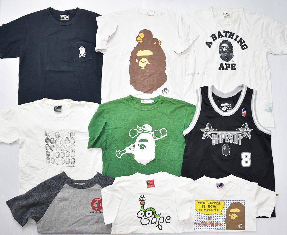 激安1円スタート A BATHING APE アベイシングエイプ メンズ 難あり品31 