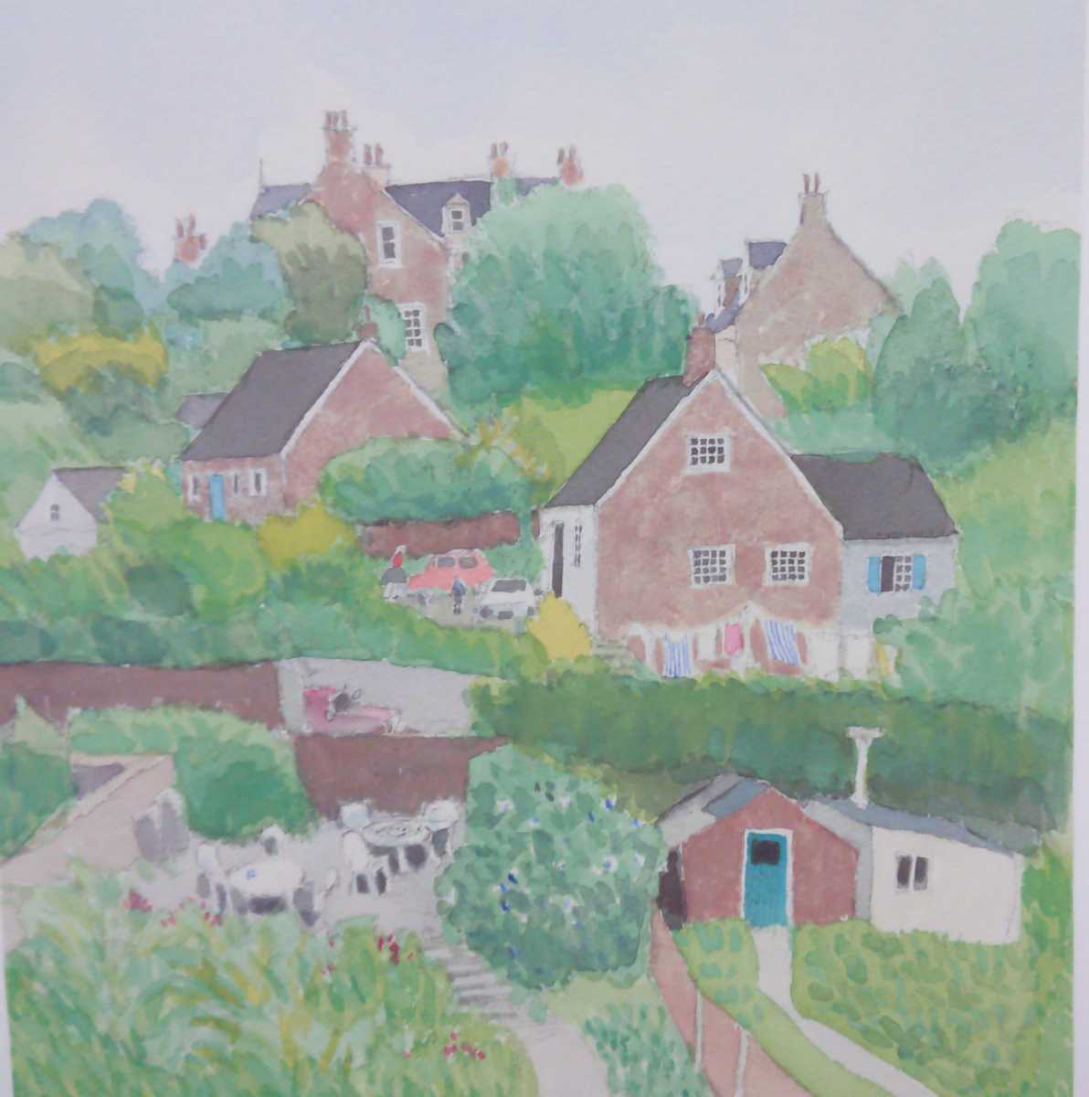 安野光雅 田舎のホテルの窓から イギリス ジクレ リトグラフ 風景画 額つき 石版画 リトグラフ 売買されたオークション情報 Yahooの商品情報をアーカイブ公開 オークファン Aucfan Com