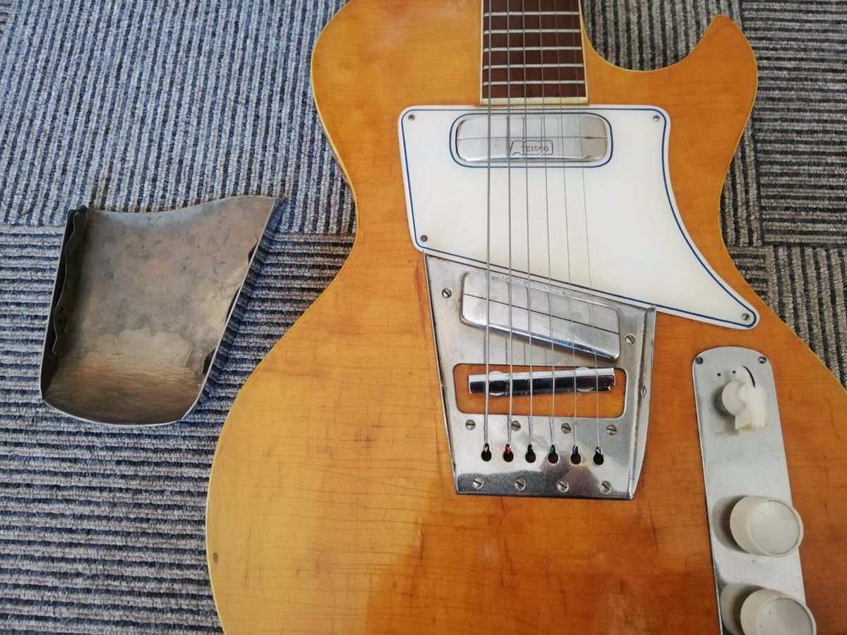 Teisco TN54 希少 タグ、キー付き レスポール モデル テスコ