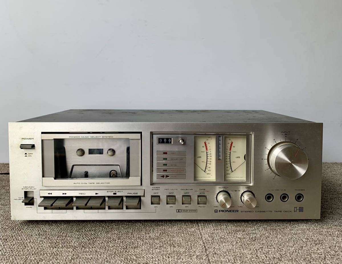 Pioneer パイオニア カセットデッキ CT-600 通電OK 動作品 に興味