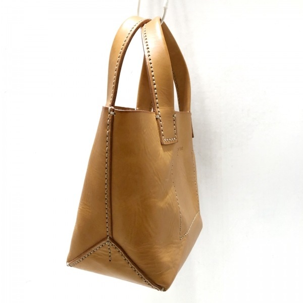 ゲンテン genten トートバッグ - レザー ブラウン バッグ ファッション