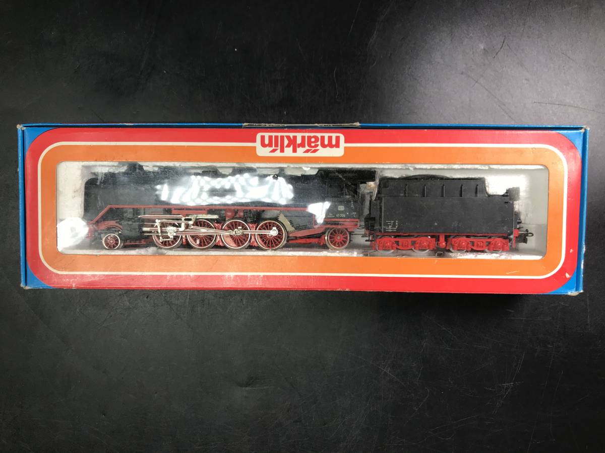 鉄道模型 HOゲージ marklin メルクリン 機関車 ドイツ製 まとめて MARKLIN DB 41334 HOゲージ メルクリン 蒸気機関車 鉄道模型 外国車輌
