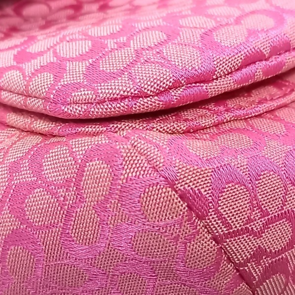 コーチ COACH ミニシグネチャー ショルダーバッグ ショルダーバッグ1466 y2k セット ソーホー コーチ⁄ショルダーバッグ⁄ミニシグネチャー柄⁄黒⁄ジャガード 斜め掛け可 新作も続々入荷中 ミニハンドバッグ シグネチャー柄 公式通販 ショルダー ピンク&frasl;桃色系）のフリマアイテム一覧
