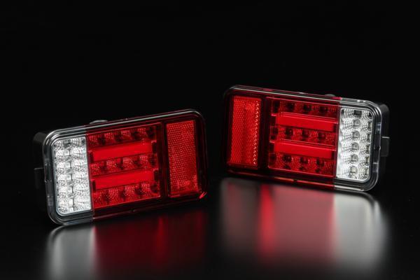 LUCKY SALE] DA16T キャリィ LEDテールランプ [レッドクリア/クローム 