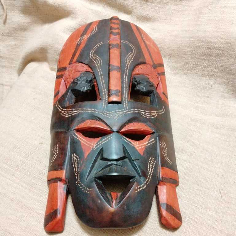 Etsy 日本 - 民族 マスク 木彫り お面 ケニアのマサイ族の仮面