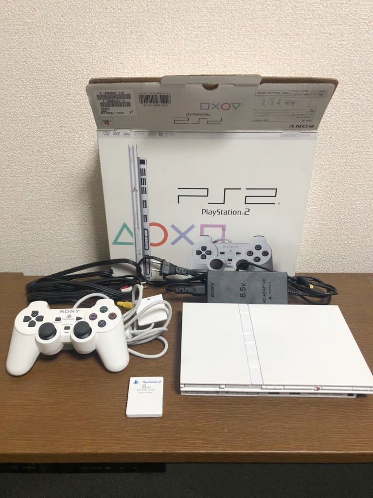 SONY ソニー PS2 PlayStation2 SCPH-77000 CW セラミックホワイト 