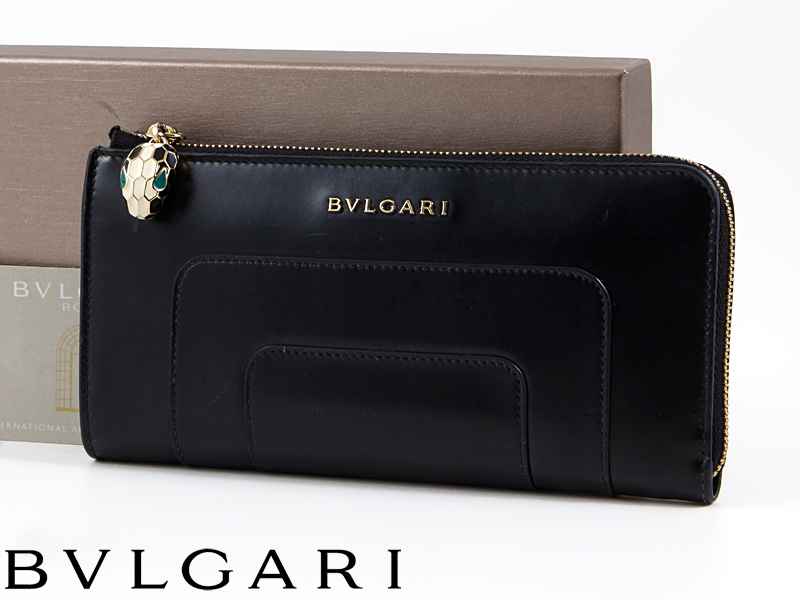 BF】ブルガリ BVLGARI セルペンティ フォーエバー 長財布 小銭入 札入 