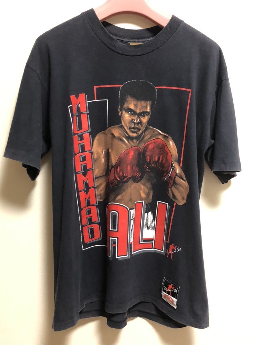 90s NUTMEG Tシャツ M モハメドアリ ボクシング シングルステッチ 