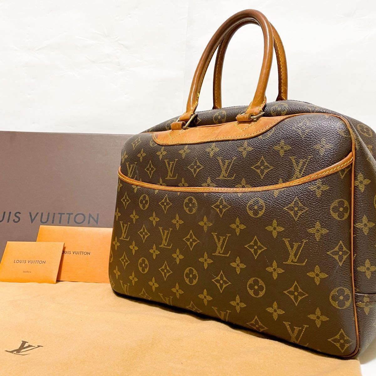 1円【美品/人気モデル】ルイヴィトン LOUISVUITTON ドーヴィル M47270 