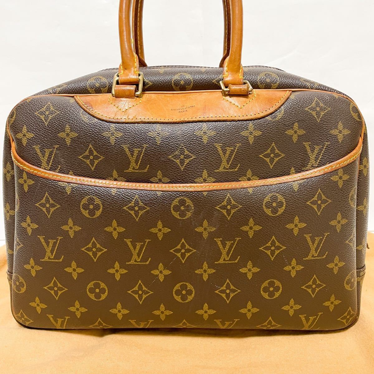 1円【美品/人気モデル】ルイヴィトン LOUISVUITTON ドーヴィル M47270 