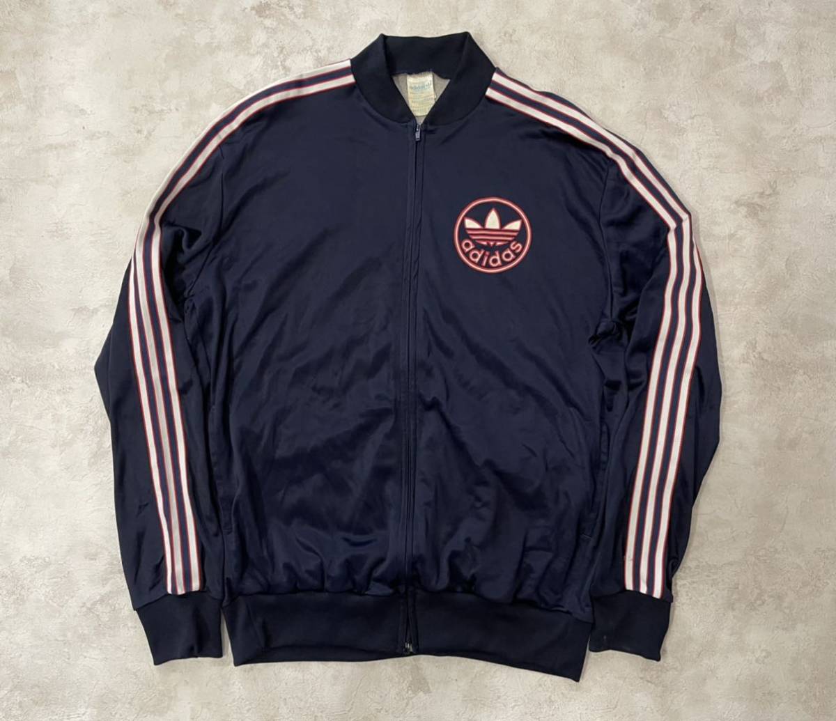 1円～激レアadidas ventex社チュニジア製ヴィンテージジャージーL〜XL 