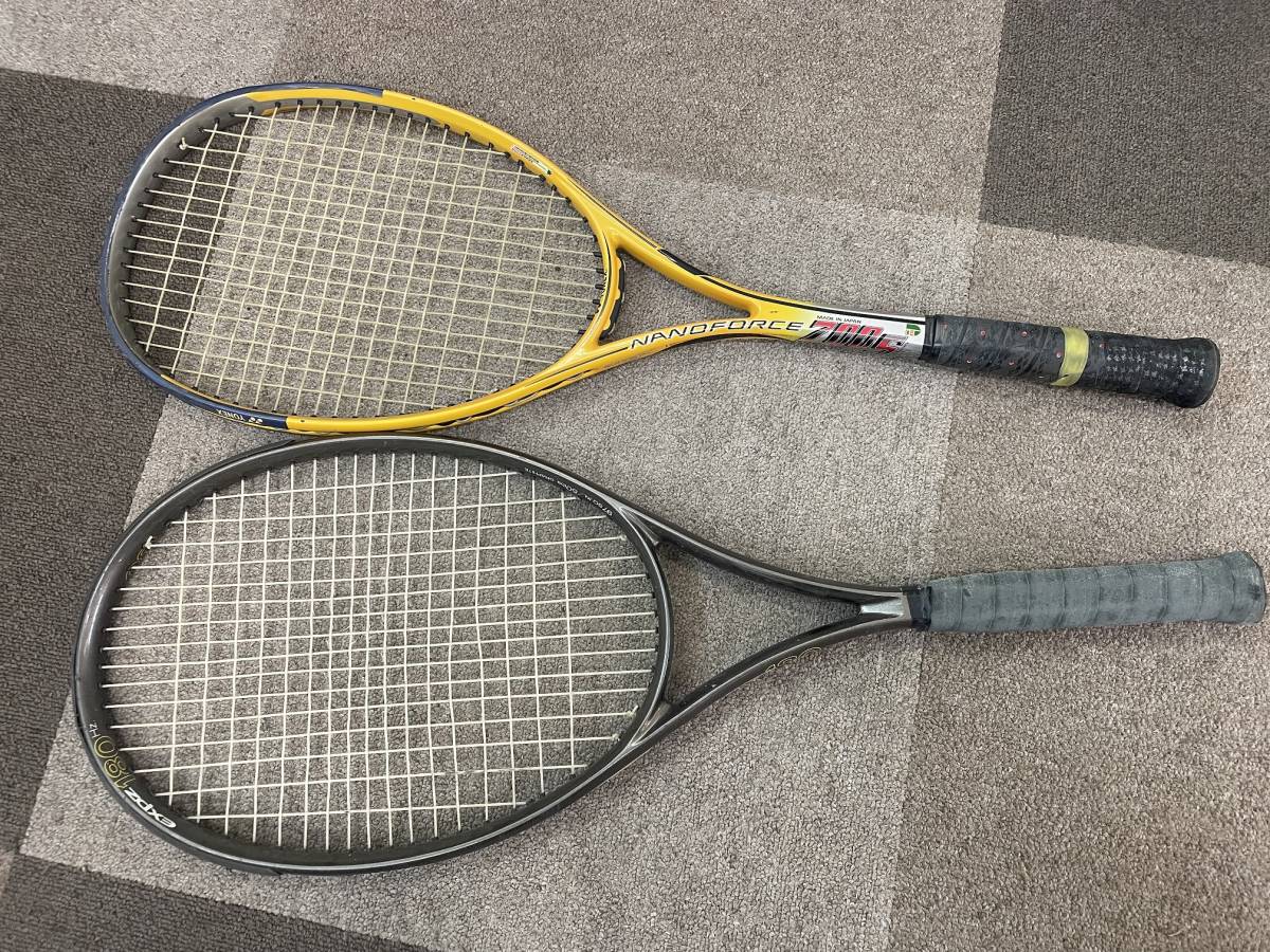上2451 テニス ラケット 4本セット スポーツ用品 NANOFORCE 700S 