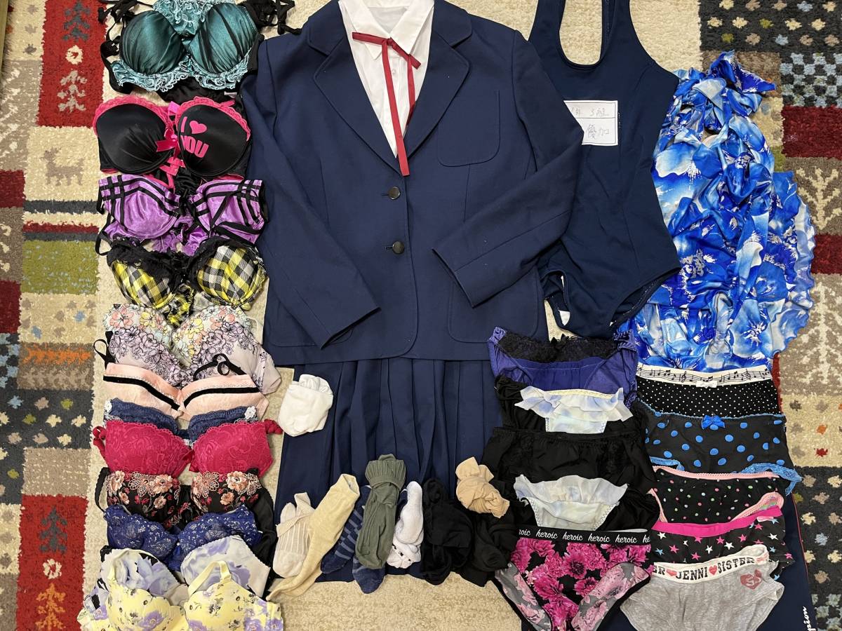 ECO♪JK女子高校生整理品♪ パンツ ブラジャー 制服 体操服 スクール