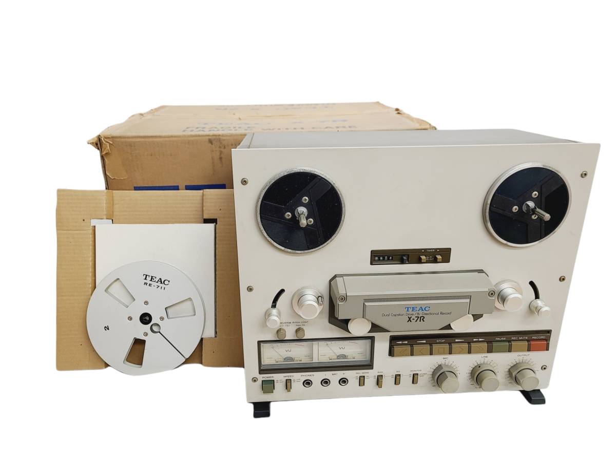 超レトロ商品 テープステレオデッキ TEAC X-3 通電確認のみ