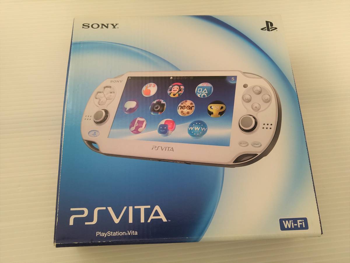 ☆ 新品同様 ☆ PSVITA 1000 ホワイト 本体 液晶完全無傷 vita 16GB 