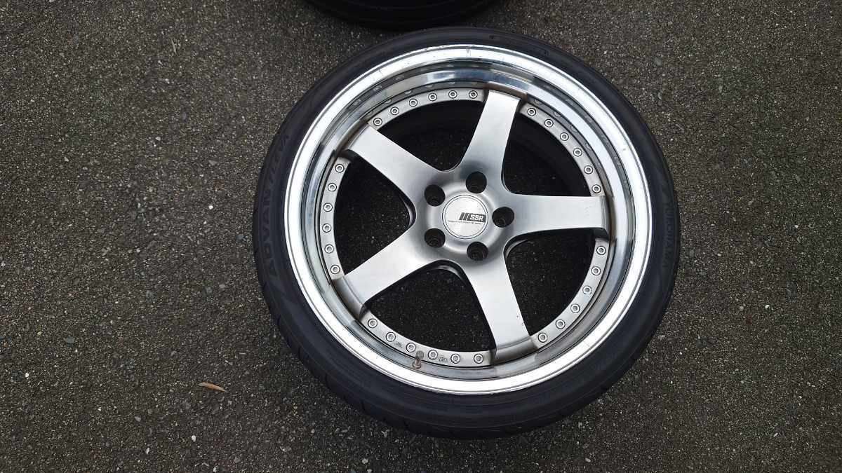 SSR SP4 19インチ9.5J+30 114.3 5穴 2本 タイヤ付き(ラジアルタイヤ 