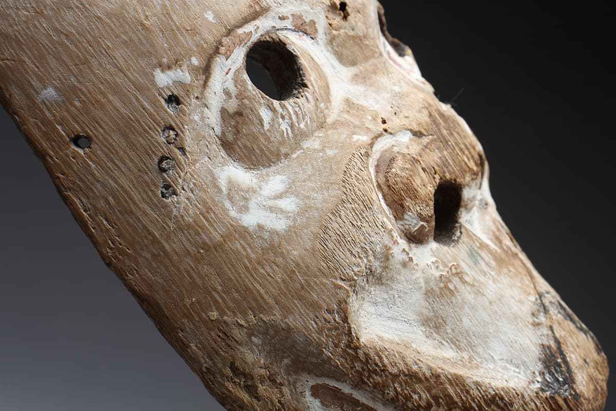 Hu571 時代物 木彫彩色能面 猿べし見 縦17 5cm 重70g 古面 木彫彩色面 時代面 木彫面 東洋彫刻 売買されたオークション情報 Yahooの商品情報をアーカイブ公開 オークファン Aucfan Com