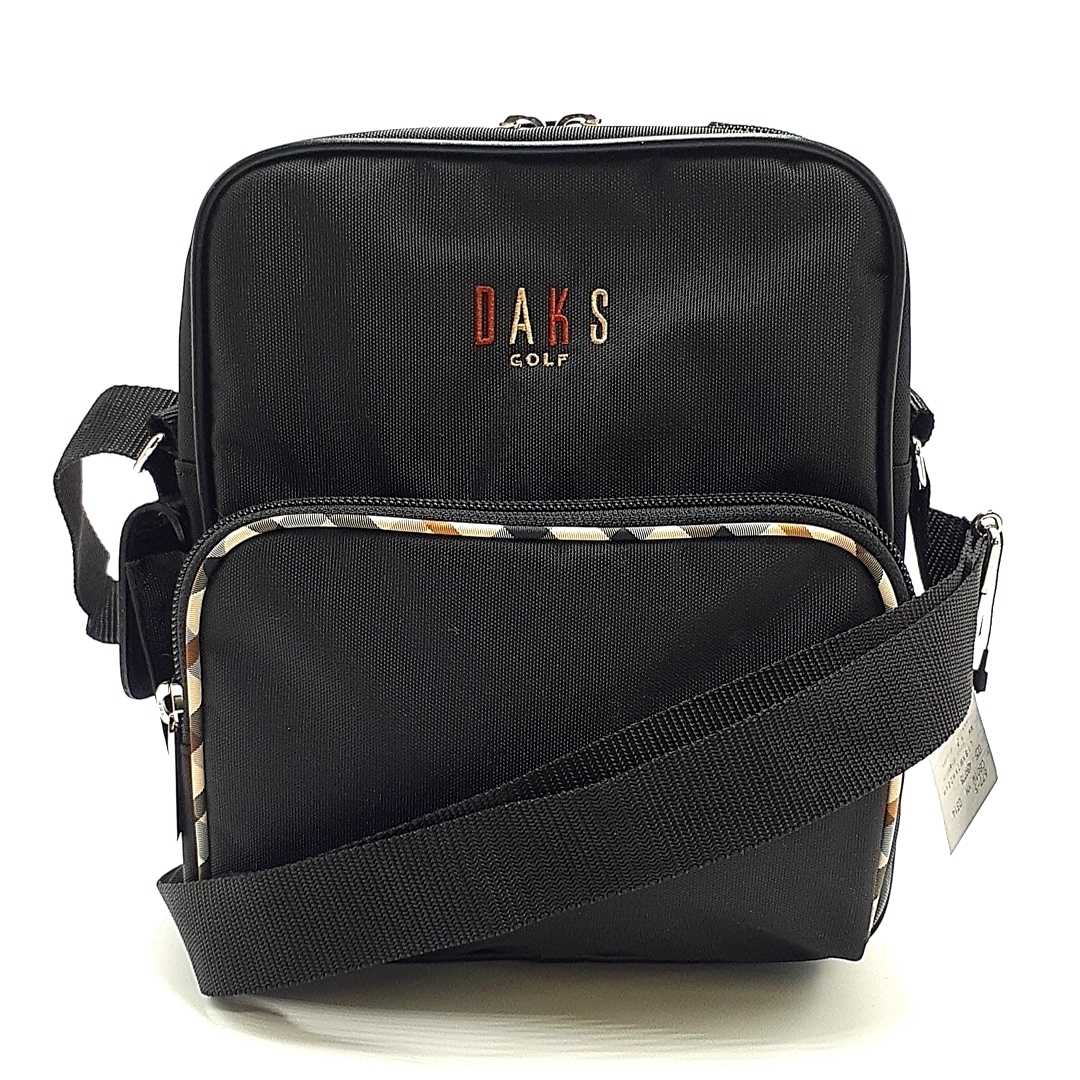 DAKS ダックス 黒 ポシェット ショルダー（送料無料 新品 未使用  