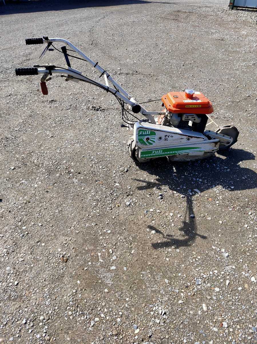 クボタ 丸山 ロータリーモア 自走式草刈機 草刈り機 芝刈機 V0104 動作 