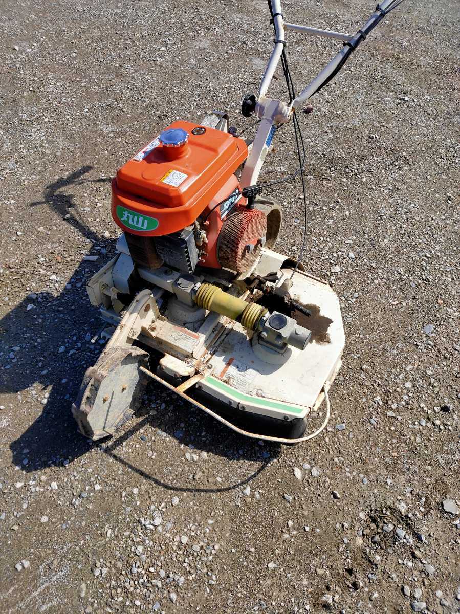 クボタ 丸山 ロータリーモア 自走式草刈機 草刈り機 芝刈機 V0104 動作 