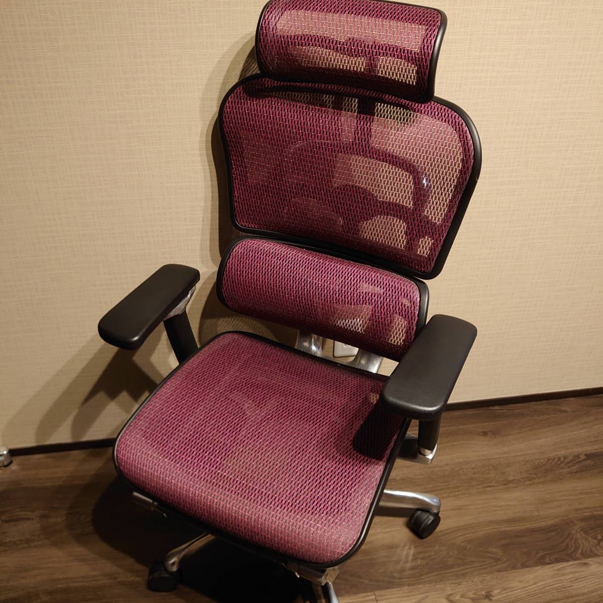 中古】Ergohuman PRO EHP-HAM KM-12（レッド）【エルゴヒューマン 